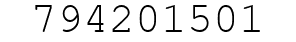 Number 794201501.