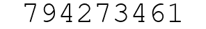 Number 794273461.