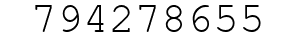 Number 794278655.