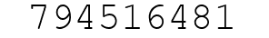 Number 794516481.