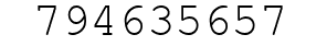 Number 794635657.