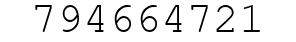 Number 794664721.