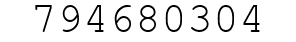 Number 794680304.