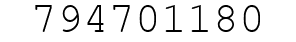 Number 794701180.