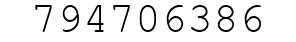 Number 794706386.