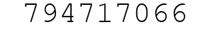 Number 794717066.