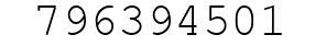 Number 796394501.