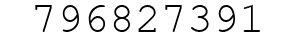 Number 796827391.
