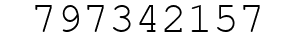 Number 797342157.