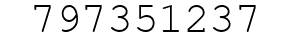 Number 797351237.
