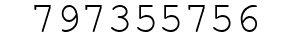 Number 797355756.