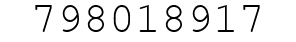 Number 798018917.