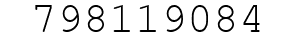 Number 798119084.