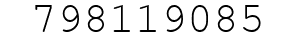 Number 798119085.