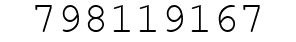 Number 798119167.
