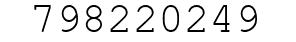Number 798220249.