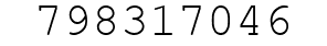 Number 798317046.