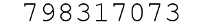 Number 798317073.