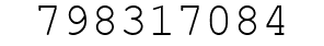 Number 798317084.