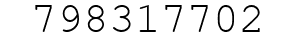 Number 798317702.
