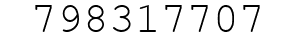 Number 798317707.