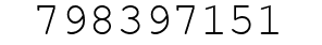 Number 798397151.