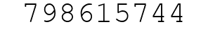 Number 798615744.