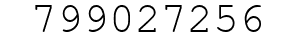 Number 799027256.