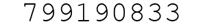 Number 799190833.