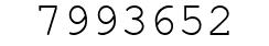 Number 7993652.