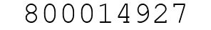 Number 800014927.