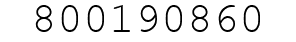 Number 800190860.