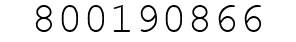Number 800190866.