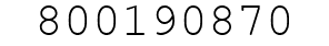 Number 800190870.