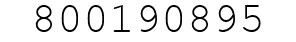 Number 800190895.