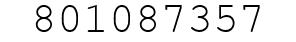 Number 801087357.