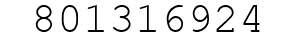 Number 801316924.
