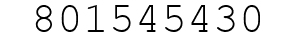 Number 801545430.