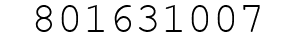 Number 801631007.