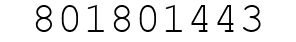 Number 801801443.