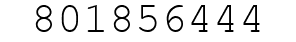 Number 801856444.