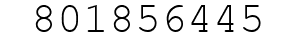 Number 801856445.
