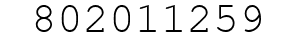 Number 802011259.