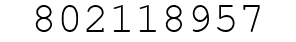 Number 802118957.