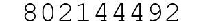 Number 802144492.