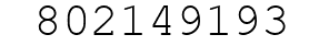 Number 802149193.