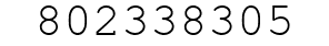Number 802338305.