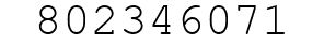 Number 802346071.