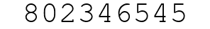 Number 802346545.