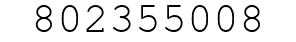 Number 802355008.
